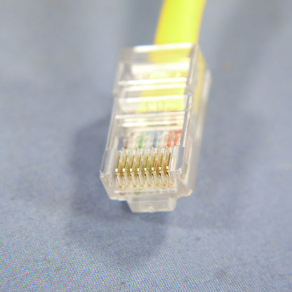 Leviton 52455-15Y Yellow Cat5 15ft Ethernet Cable Data Center Patch Cord Network