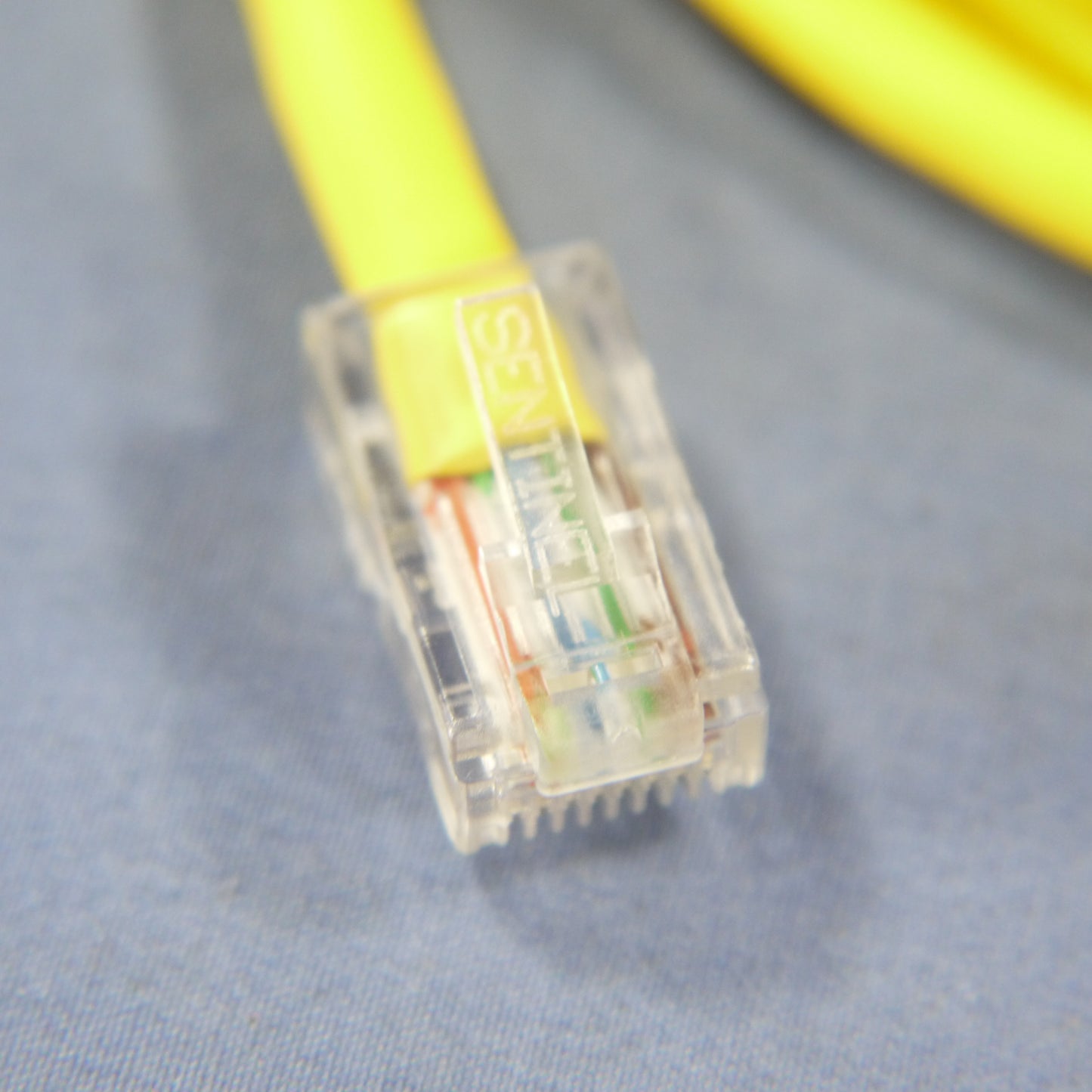Leviton 52455-15Y Yellow Cat5 15ft Ethernet Cable Data Center Patch Cord Network