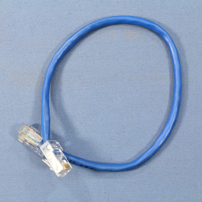 Leviton 52455-1BL Blue Cat5 1ft Ethernet Cable Data Patch Cords Network 100-Pack