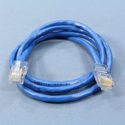 Leviton 52455-3BL Blue Cat5 3ft Ethernet LAN Patch Cord Network Data Cable 50pcs