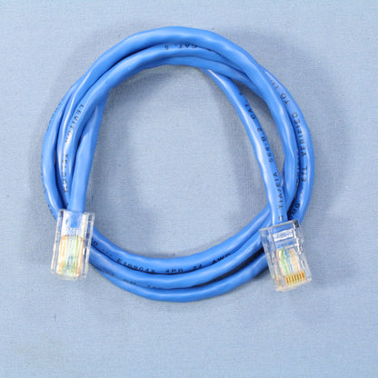Leviton 52455-3BL Blue Cat5 3ft Ethernet LAN Patch Cord Network Data Cable 50pcs