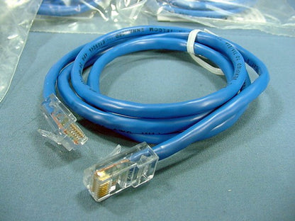 Leviton 52455-3BL Blue Cat5 3ft Ethernet Cable Data Patch Cords Network 25-Pack