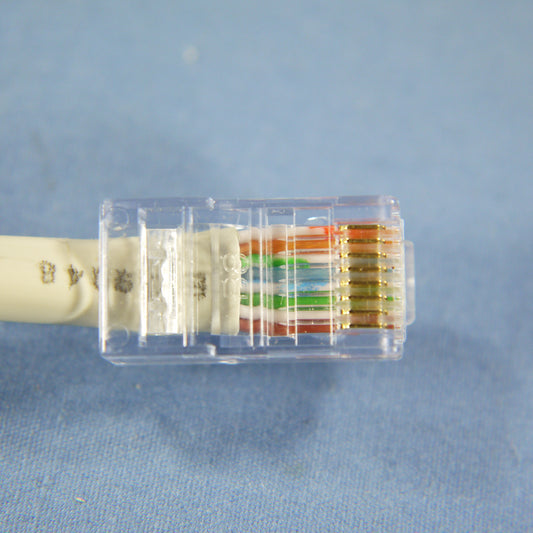 Leviton 52455-5S Silver Cat5 5ft Ethernet Cable Data Center Patch Cord Network