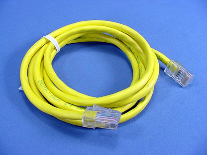 Leviton 52455-5Y Yellow Cat5 5ft Ethernet Cable Data Center Patch Cord Network