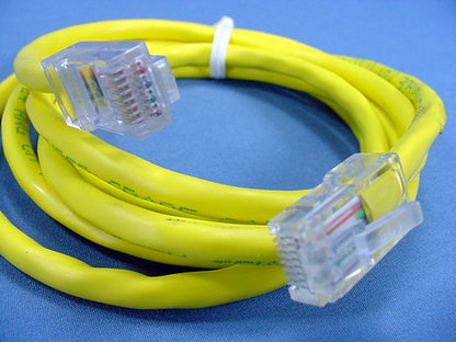 Leviton 52455-5Y Yellow Cat5 5ft Ethernet Cable Data Center Patch Cord Network