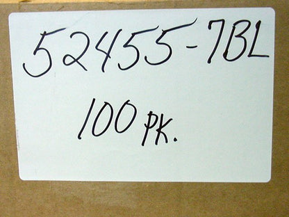 100 Leviton Blue Cat 5 7 ft Ethernet LAN Patch Cords Network Cables 52455-7BL