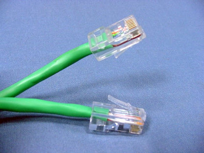 10 Leviton Green Cat 5 7 Ft Ethernet LAN Patch Cords Network Cables 52455-7G