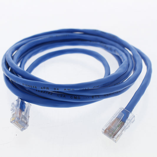 Leviton 52455-7L Blue Cat5 7ft Ethernet Cable Data Center Network 7' Patch Cord