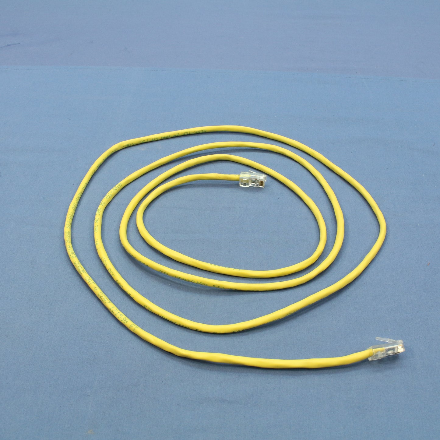 Leviton 52455-7Y Yellow Cat5 7ft Ethernet Cable Data Center Patch Cord Network