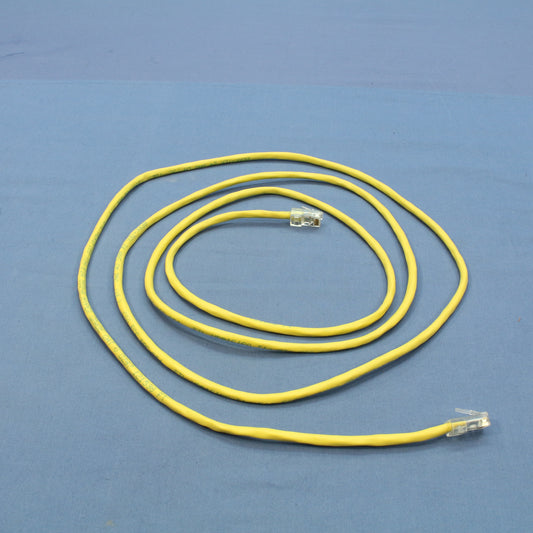 Leviton 52455-7Y Yellow Cat5 7ft Ethernet Cable Data Center Patch Cord Network
