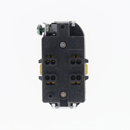 Leviton Residential Black Duplex Receptacle Outlet 5-15 15A 125V 5248-E NO STRAP
