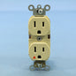 Leviton Ivory Isolated Ground Industrial Grade Receptacle 15A Bulk 5262-IGI-281
