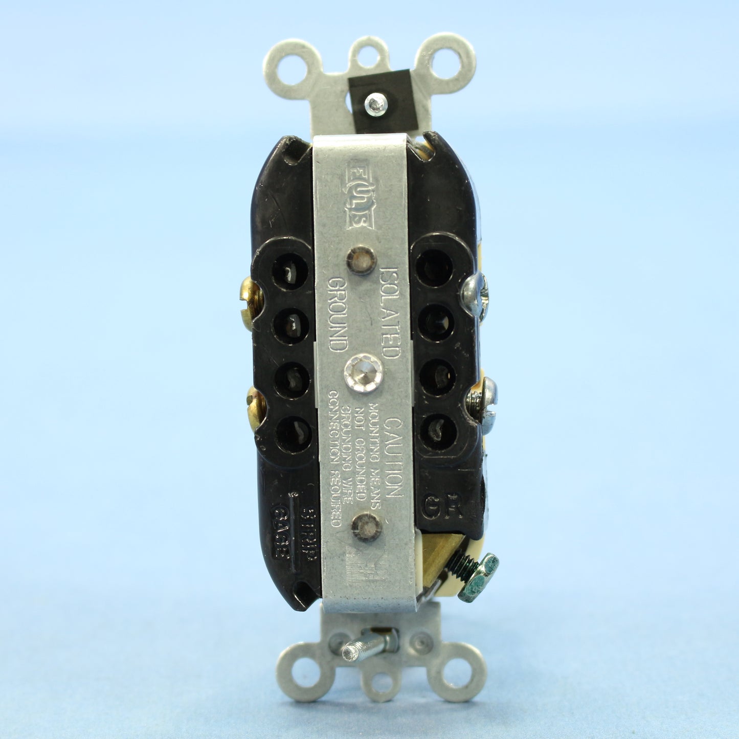 Leviton Ivory Isolated Ground Industrial Grade Receptacle 15A Bulk 5262-IGI-281