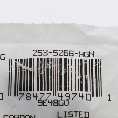 Leviton 5266-HGN Hospital Grade Plug 5-15P 15A 125V 3-Prong Electrical Connector