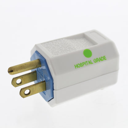 Leviton 5266-HGN Hospital Grade Plug 5-15P 15A 125V 3-Prong Electrical Connector