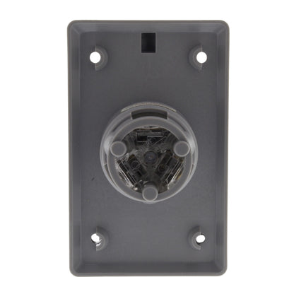 Leviton 5279-FWP Industrial 15A Flanged Outlet Weather Resistant Cover 5-15 125V