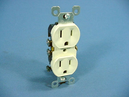 Leviton Residential Almond Duplex Receptacle Outlets Nema 5-15R 15A 125V 5320-A
