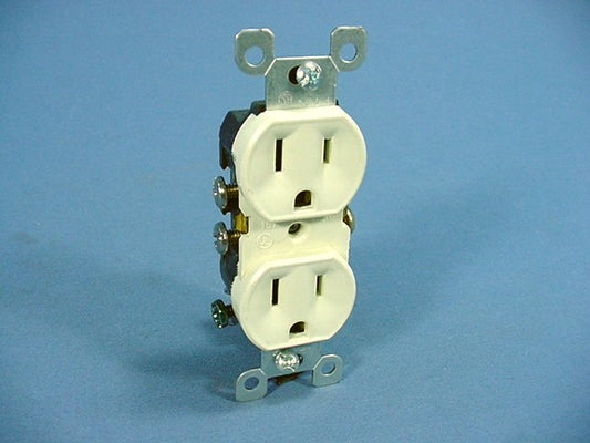 Leviton Residential Almond Duplex Receptacle Outlets Nema 5-15R 15A 125V 5320-A
