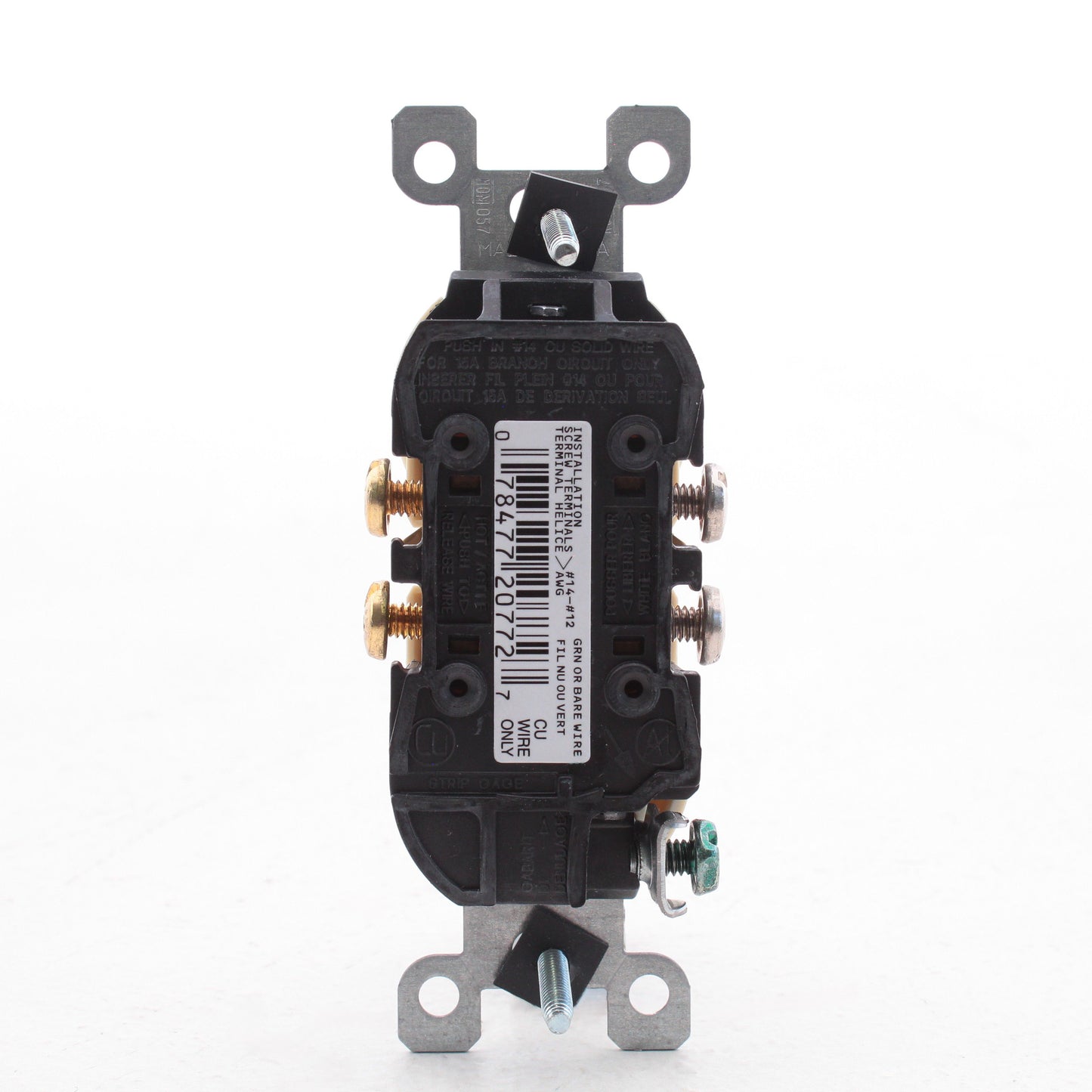 Leviton 5320-AUP Almond Residential Duplex Receptacle Outlet Nema 5-15R 15A 125V