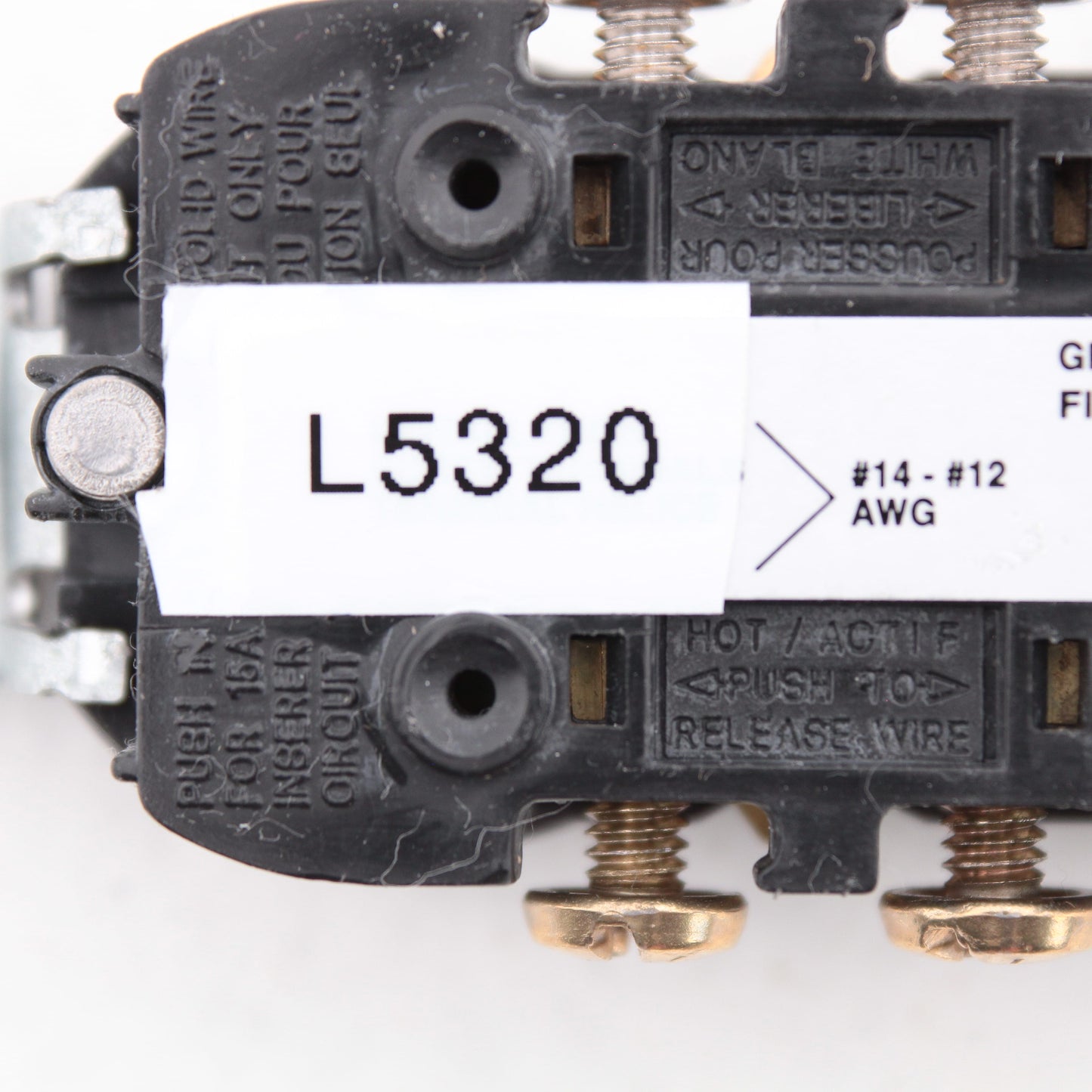 Leviton 5320 Brown 15A Residential Grade Duplex Receptacle Outlet Bulk 5-15R