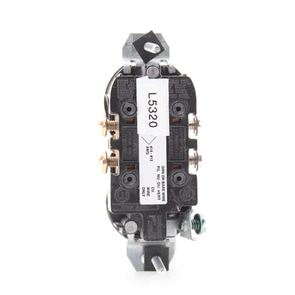 Leviton 5320 Brown 15A Residential Grade Duplex Receptacle Outlet Bulk 5-15R