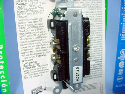 5 Leviton White Tamper Resistant Receptacle Outlet Nema 5-15R 15A 125V 5321-W