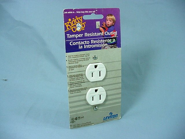 5 Leviton White Tamper Resistant Receptacle Outlet Nema 5-15R 15A 125V 5321-W