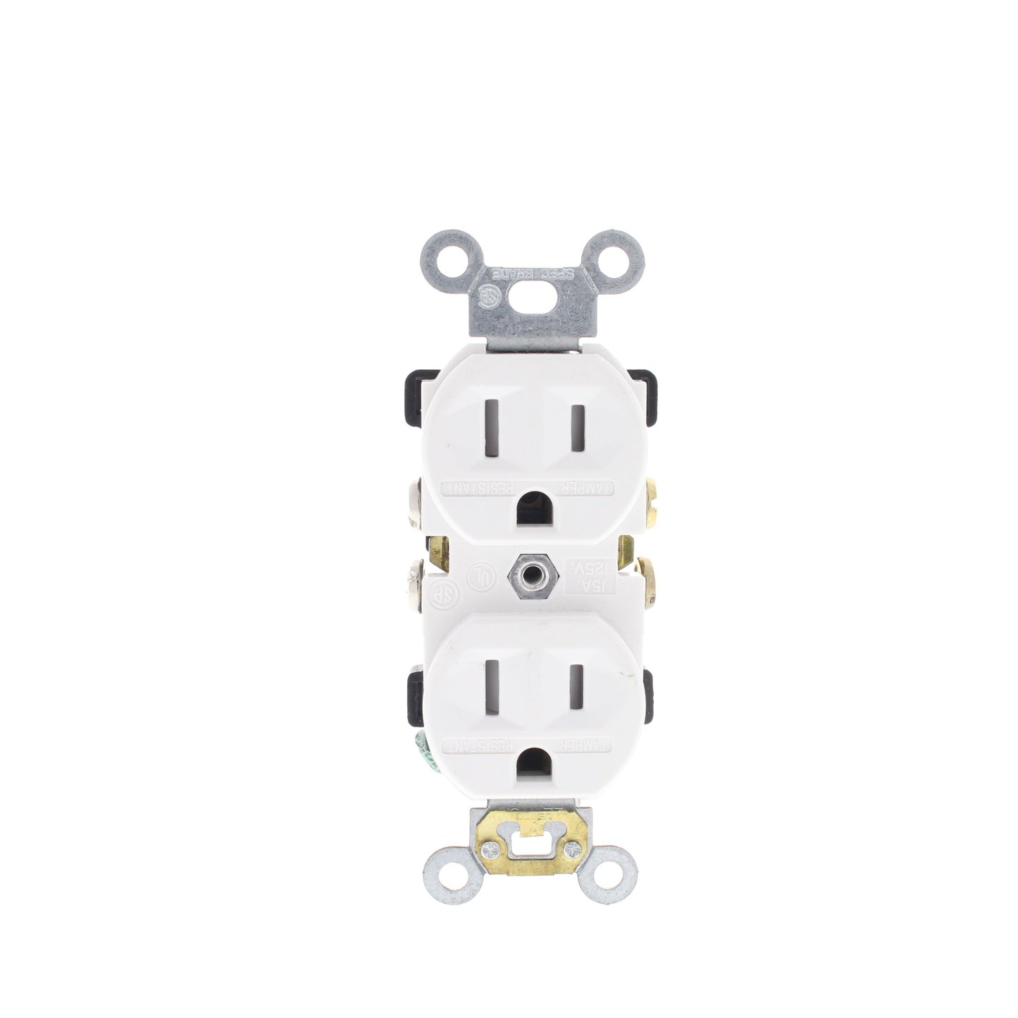 Leviton 5321-W White Residential Outlet Receptacle 5-15R 15A Tamper Resistant