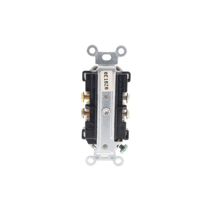 Leviton 5321-W White Residential Outlet Receptacle 5-15R 15A Tamper Resistant