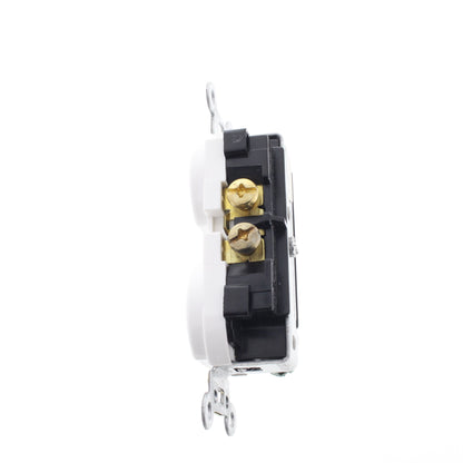 Leviton 5321-W White Residential Outlet Receptacle 5-15R 15A Tamper Resistant