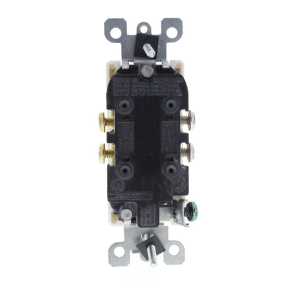 Leviton 5325-OAK Oak Design Decora Straight Blade Receptacle Outlet 5-15R 15A