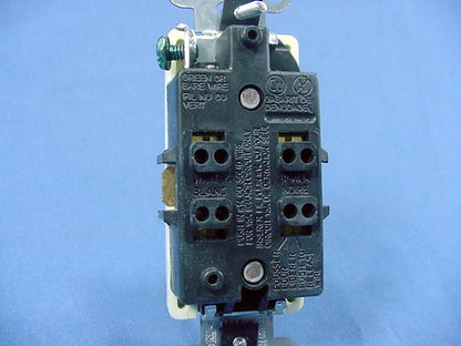 Leviton Almond Decora Receptacle Duplex Outlet 5-15R 15A 125V Quickwire 5328-A