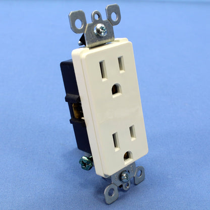 Leviton Faded White Residential Decora Receptacle Outlet Nema 5-15R 15A 5328-W