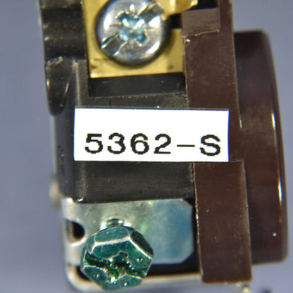 Leviton Brown Industrial Receptacle Slim Body Duplex Outlet 5-20 20A Bulk 5362-S