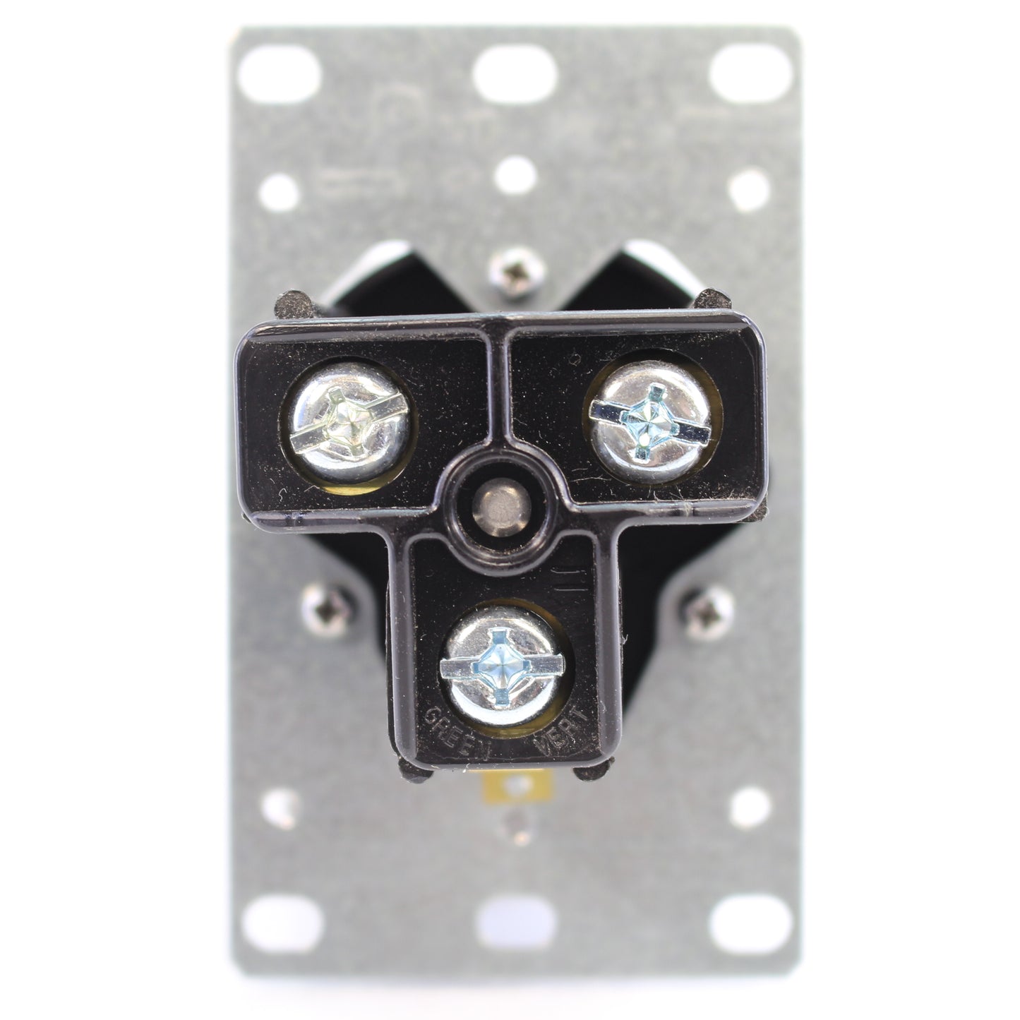 Leviton 5372-OSP Black 2-Pole 3-Wire Grousing Power Outlet Flush Mount
