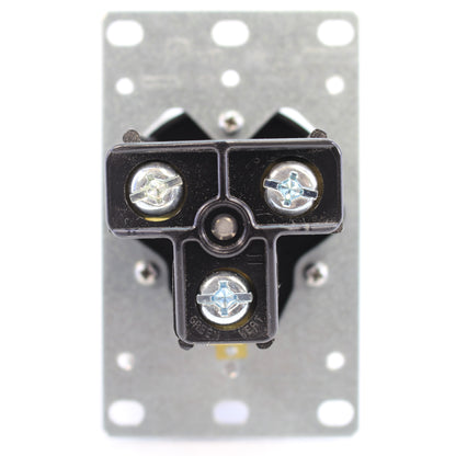 Leviton 5372-OSP Black 2-Pole 3-Wire Grousing Power Outlet Flush Mount