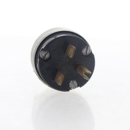 Leviton 5433 Straight Blade Armored 15A Connector Plug NEMA 6-15P 6-15 250V