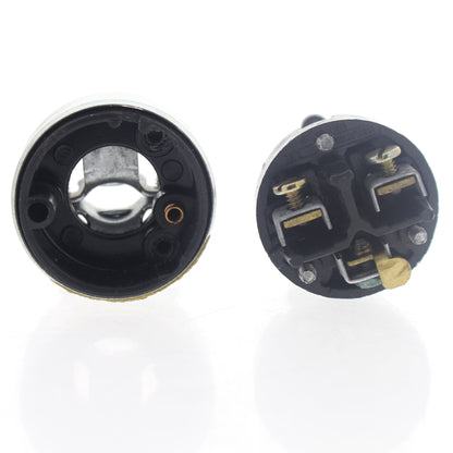 Leviton 5433 Straight Blade Armored 15A Connector Plug NEMA 6-15P 6-15 250V