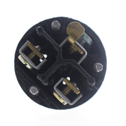 Leviton 5433 Straight Blade Armored 15A Connector Plug NEMA 6-15P 6-15 250V