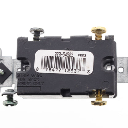 Leviton Brown 3-WAY COMMERCIAL Framed Smooth Toggle Switch 15A 120/277V 54503-2