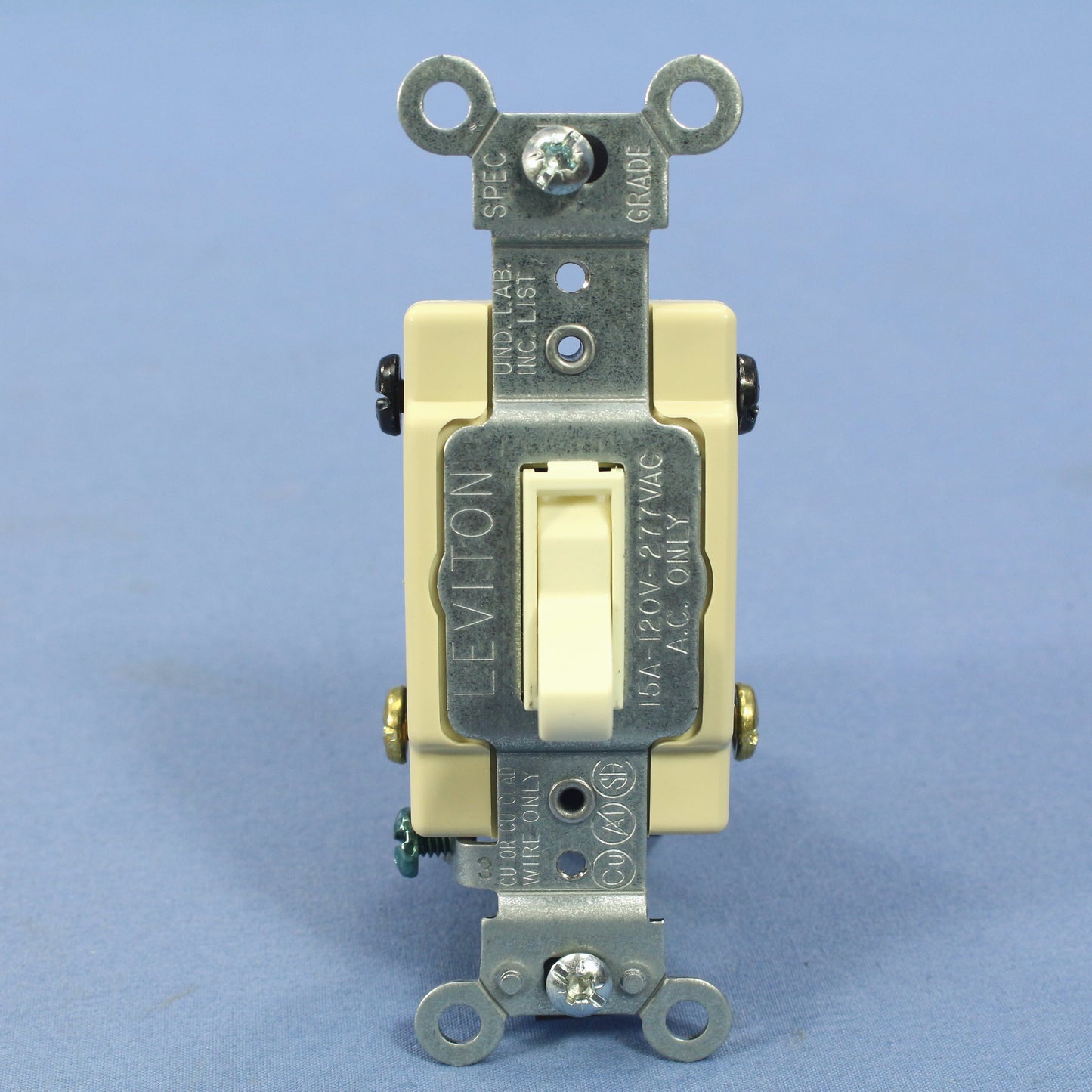 Leviton 54504-2A Almond 4-Way Commercial Grade Toggle Wall Light Switch 15A 10pc