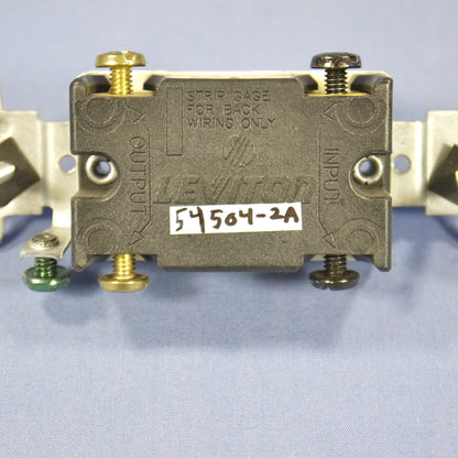 Leviton Almond 4-Way Commercial Grade Toggle Wall Light Switch 15A Bulk 54504-2A