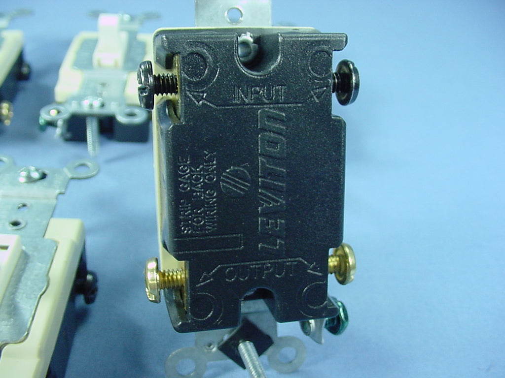 Leviton 54504-2T Light Almond 4-Way Commercial Toggle Wall Light Switch 15A 10pc