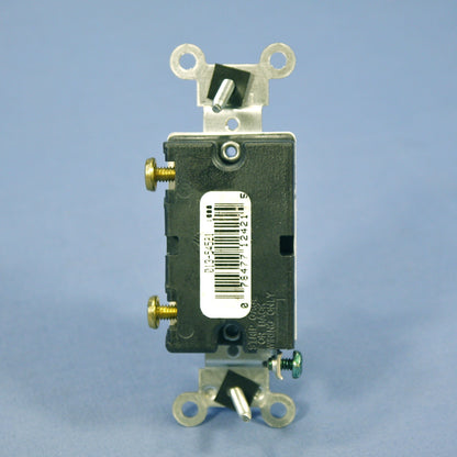 Leviton Ivory Commercial Grade Framed Toggle Wall Light Switch 20A Bulk 54521-2I