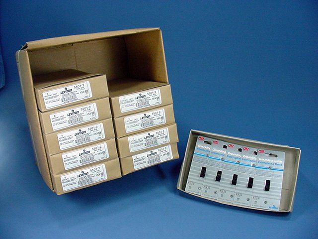 Leviton 5501-2 Brown Commercial Single Pole Toggle Wall Light Switches 15A 50pcs