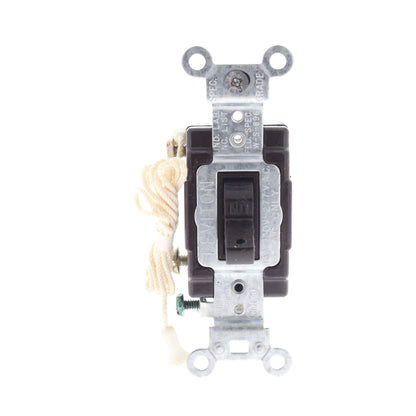 Leviton Brown Toggle HOSPITAL CALL Light Switch Single Pole 15A 120/277V 5501-8