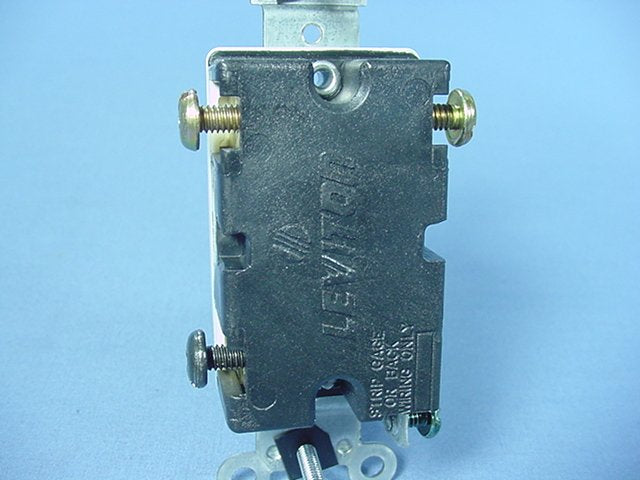 Leviton 5503-2I Ivory Commercial Grade 3-Way Toggle Light Switch Control 15A