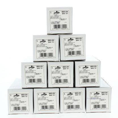 Leviton 5503-2IS Ivory Commercial 3-Way Toggle Light Switch 15A 120/277VAC 10pcs