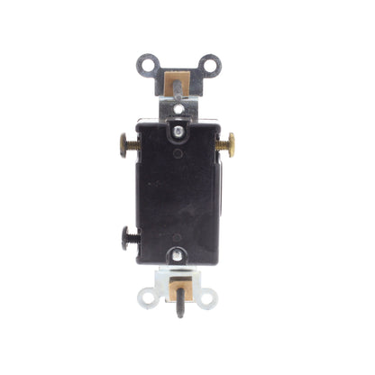 Leviton Brown COMMERCIAL 3-Way Toggle Wall Light Switch Non-Grounding 15A 5503