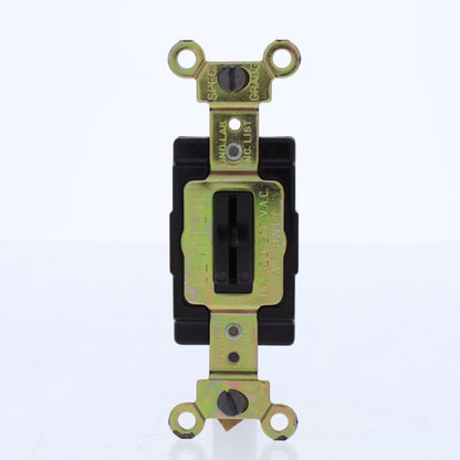 Leviton 5513 Brown Spec Grade 3-Way Tamper Resistant Locking Light Switch 15A